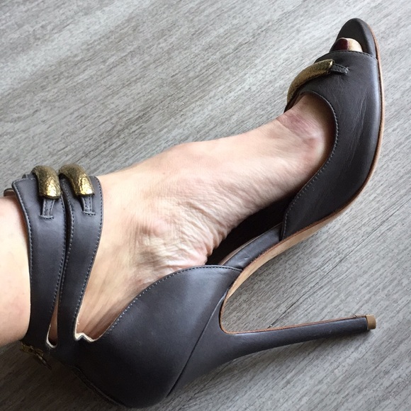 Slate colored Alyssa heels - Picture 2 of 8